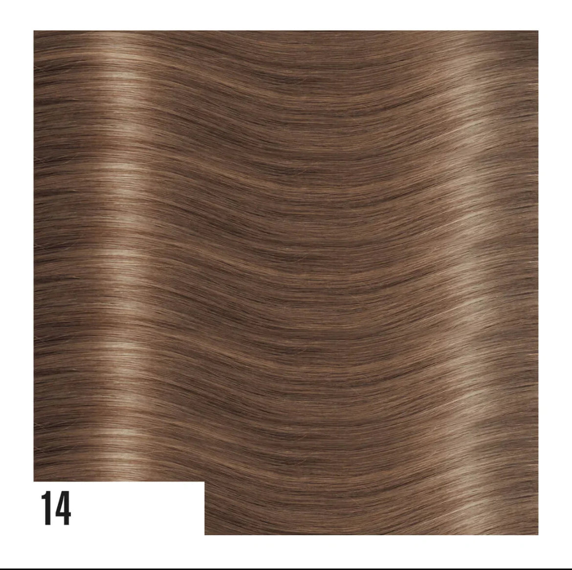 Fascia biadesiva In Capelli Lisci Colore 14 Conf.2 fasce da 16 cm - Mis. 50/55 cm