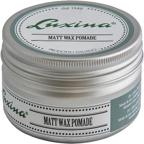 Luxina Matt wax pomade cera per capelli effetto opaco 100ml made in italy